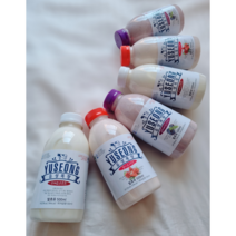 500ml x 6병 꾸덕한 수제 아기 요플레 요거트 유산균 플레인 대용량 농후발효유