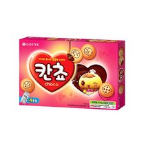롯데 인간사료 스낵바 어린이간식 칸쵸 196g 2개 사무실다과 홈파티, 28개