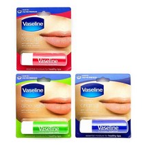 [댕이몰] Vaseline 립케어 스틱용 립밤 3종류, 4개, 오리지널