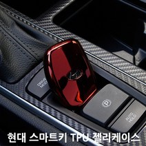 현대 TPU 키케이스 키홀더 스마트키 LF소나타 투싼IX 뉴아반떼, C TYPE(꽈배기키링), 02.D형 레드
