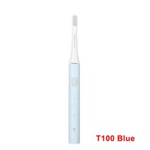 Xiaomi Mijia T100 소닉 전동 칫솔 무선 USB 충전식 칫솔 방수 울트라 소닉 자동 가전 제품, 03 Blue