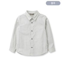 페리미츠 남아용 스트라이프 셔츠 블루 P2332B346