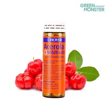 [공식판매처] 그린몬스터 호야캔디 아세로라&와일드프룻 Acerola+Wildfucht 단품 1병, 30g(0.5g x 60개)