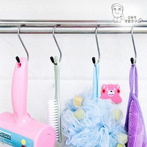 스텐 S고리-3개입 다용도걸이 고리 행거 도어훅, 단품, 단품