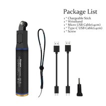 2 in1 Selfie 스틱 amp 보조베터리 5200mAH 배터리 핸드 그립 삼각대 Gopro / OSMO 포켓 액션/Insta360 카메라 액세서리, Standard