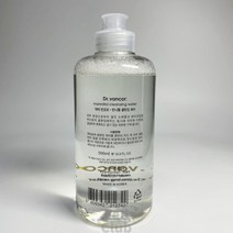 닥터 반코르 만니톨 클렌징 워터 저자극 화장솜 대용량 보습 500ml, 반코르 클렌징 워터