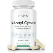 나우푸드 nac 영양제 NACC nacl 노화 방지 NAC 보충제 N-아세틸 시스테인 600mg 퀘르세틴 밀크 시슬 몰리브덴 및 셀레늄750mg/serv 호흡기 건강을 위한 N-아