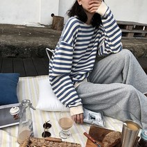 후리스 양털 플리스 뽀글이 니트 핑크 보라 가디건 목폴라 빅 사이즈 로카 단톤 집업 롱 하라주쿠 고딕 스트라이프 면 후드티 여성용 가을 긴 소매 루즈핏 귀여운 얇은 스웨트 셔츠 k