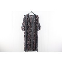 (VINTAGECOCO)빈티지코코 플라워 패턴 쉬폰로브(FREE)