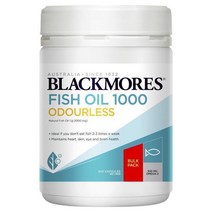 Blackmores 블랙모어 무취 피쉬오일 1000mg 오메가3 500 캡슐 Value 팩 호주약국직구