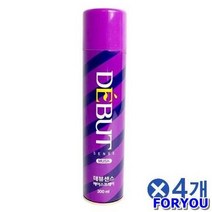 ForU573 무스크향 헤어스프레이 350ml 머리왁스 머리고정 4개 머리카락고정, 상세페이지 참조