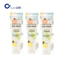 메이썸 에코솝 무자극 프리미엄 천연 클렌징폼 천연비누 60ml x 3