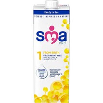 SMA PRO First Infant Baby Milk 프로 인펀트밀크 1단계 액상분유 1L 6팩