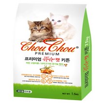 프리미엄 캣 키튼 길 고양이 길냥이 밥 사료 1.5kg
