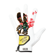 블랙레벨 아프리카A 캐리커처 남자 왼손 양피 골프장갑