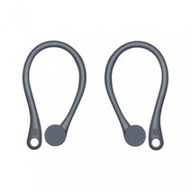 헤드셋 거치대 헤드폰거치대 걸이 스탠드 원목 2pcs 미니 가을 방지 무선 이어 후크 이어폰 보호대 홀더 스포츠 에어 포드 용 분실 방지 이어 후크 1 2, [08] Transparent