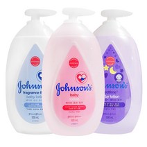 2개/존슨즈 베이비 로션 500ml/핑크/화이트/베드타임, 베드타임 로션 500ml, 핑크 로션 500ml