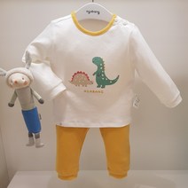 아가방 23 가을 베이비페어 무형광 뽀송한 매력 라운드 상하세트! 실내복 이지만 간단 외출복해도 부끄럽지 않아 긴소매 상하복! 상하의 투톤 라운드 내의! 놀이복 캡추