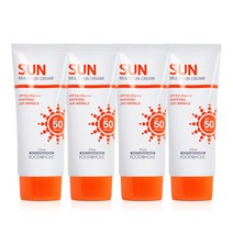 (4개)푸드어홀릭 멀티 선크림 70ml SPF50/PA+++, 4개
