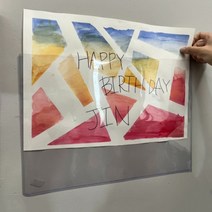 부착용 PVC 학교 학원 게시판 꽂이판 A3