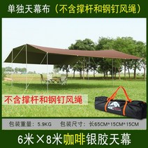 블랙 코팅 타프 실버 렉타 타프 스크린 테라스가림막 장박 대형 그늘막 어닝, 옵션1