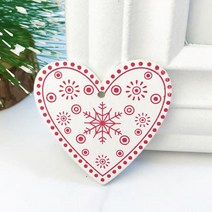 트리 장식 소픔 데코 용품 5pcs 눈꽃하트 A_화이트