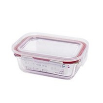 밀폐 내열유리용기 반찬통 안전한 실리콘패킹 370ml, 기본, 상품선택
