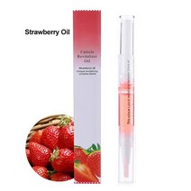 손톤영양제 손톱강화제 큐티클오일 손톱갈라짐 5ml 네일 영양 오일 펜 네일 트리트먼트, 딸기