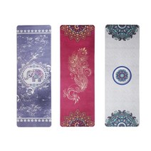 고무바닥 미끄럼방지 프리미엄요가매트 도수치료용 종아리얇아지는 여자바디프로필, 전문가용 스웨이드천연고무 요가매트 프레디오