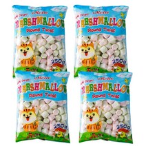 [멜로]라운드 트위스트 마쉬멜로우, 250g, 4개