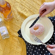 우드커트러리 2개 디저트 스푼 포크 나이프 젓가락 캠핑 스텐 커트러리 홈카페 식기, 숟가락