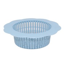 주방 싱크 1 pcs 빨판 플라스틱 욕실 안티 블로킹 도구 배수 꽃 모양 바닥 배수 커버 플러그 워터 필터, 01 blue