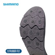 [시마노] KT-031G 지오록 컷트 고무 펠트 밑창 교체 낚시단화 갯바위신발, L(260mm)