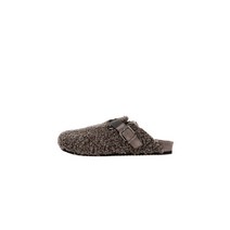BRUNELLO CUCINELLI 브루넬로 쿠치넬리 여성 모닐리 스트랩 부클 클로그 - 다크 그레이