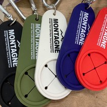 정품 몽타뉴 캠핑 등산 낚시 카라비너 타올 수건 홀더 고리 휴대용, 블랙