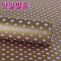 노크원 종이포장지당일발송, 1개, 12.도트/보라