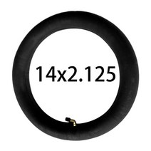 전기자전거 배터리 14x2.125/14x2.50 부틸 고무 내부 튜브 구부러진 밸브 스템 포함 전기 자전거 전자