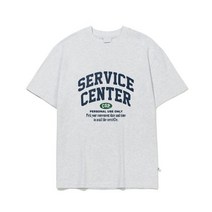 CODEGRAPHY 코드그라피 아치 서비스 반팔 티셔츠_멜란지그레이