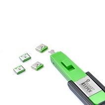 스마트키퍼 CL04PKGN USB C타입 포트락 그린 미니키 포함 장금장치