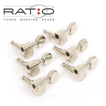 Graphtech - Electric Ratio Standard 6-Line Contemporary Mini /그라프텍 헤드머신 Nickel (PRN-2721-N0), *, *