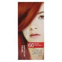 과나라 과나라 후르츠왁스 헤어칼라 진주펄 66호 체리레드, 단일옵션, 상세 설명 참조