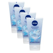 니베아 젠틀 리프레싱 페이스 스크럽 150ml Nivea Gentle Refreshing Face Scrub, 4개
