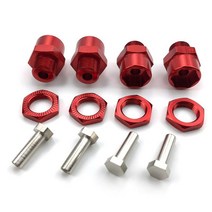 HSP 110 RC 자동차 버기 빅풋 트럭 용 12Mm 회전 17Mm 연장 휠 헥스 허브 어댑터는 18 타이어를 사용할 수 있습니다, [2] green