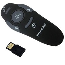 A.MINE HUACAM DGF-22 RF 2.4GHz 무선 USB 파워 포인트 PPT 발표자 리모컨 프레젠테이션 마우스 포인터 LED 라이트 포함122209