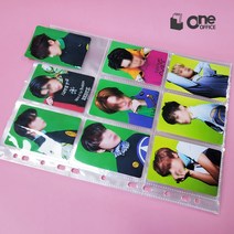 원오피스 포토 포켓 앨범 내지 속지 10매 4타입 포켓 인생네컷 포토이즘 띠부씰 스티커 포카, 4포켓