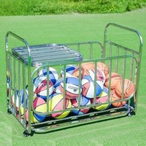 이동식 공 보관함 축구공 농구공 배구공 볼 정리함 체육관 축구 농구 학교, 돔 커버