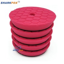 그라인더톱날 원형 헤라 자동차 스폰지 버프 연마 패드 및 5 125mm6150m, 20.Red x 5pcs  6Inch Backer