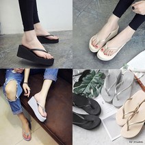 6.5cm 키높이쪼리/통굽쪼리/웨지샌들/슬리퍼/여름샌들/천만의쇼핑
