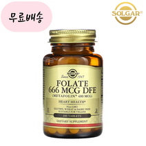 [솔가]-M1-엽산 400 100정, 1개, 100개