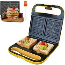Health and Home Electric Sandwich Maker Toaster Panini Press Grill with Nonstick Pans and Cool Handl, 1